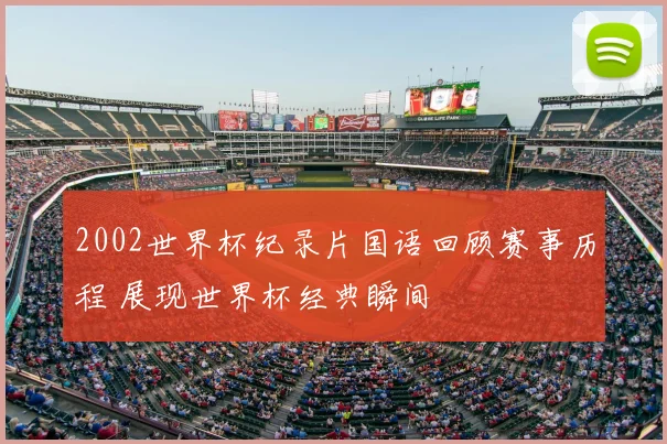 2002世界杯纪录片国语回顾赛事历程 展现世界杯经典瞬间